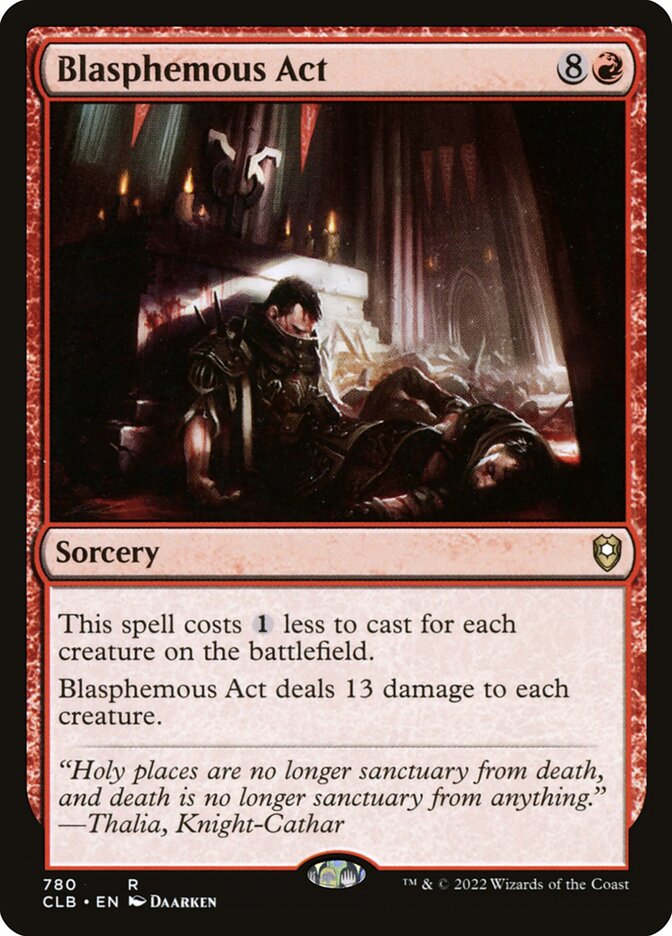 Blasphemous Act 780 (Commander Legends: Battle for Baldur's Gate)  | Good Games Adelaide SA