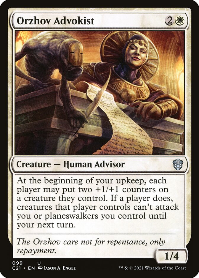 Orzhov Advokist 99 (Commander 2021)  | Good Games Adelaide SA