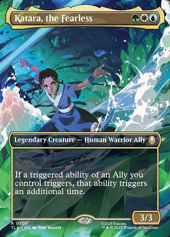 Katara, the Fearless  305/286 (Avatar: The Last Airbender)  - Borderless | Good Games Adelaide SA
