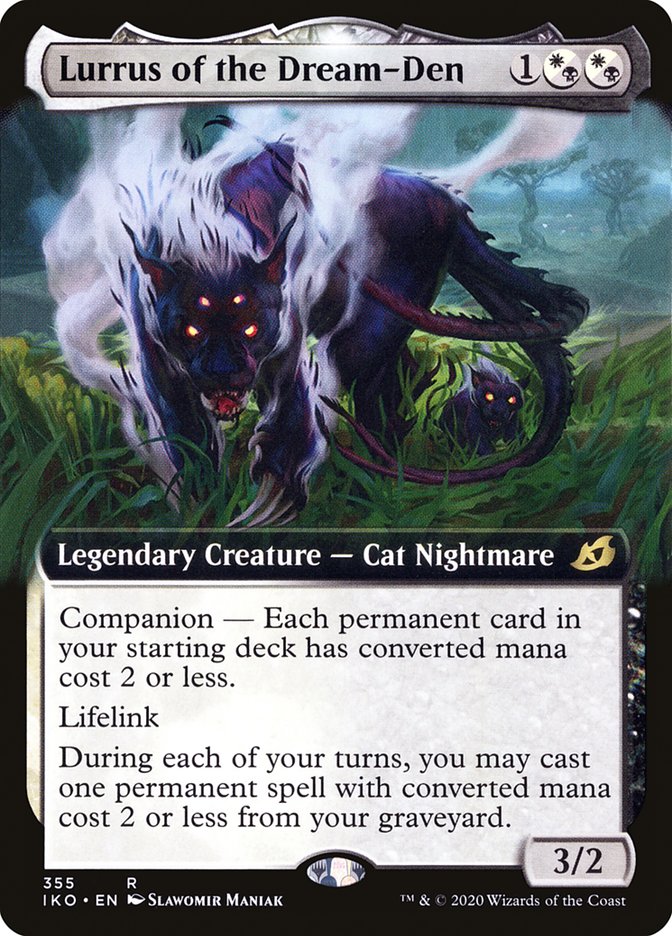 Lurrus, of the Dream-Den 355 (Ikoria: Lair of Behemoths)  - Extended Art | Good Games Adelaide SA