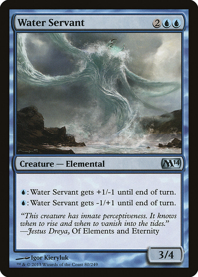 Water Servant 80 (Magic 2014 (M14))  - Foil | Good Games Adelaide SA