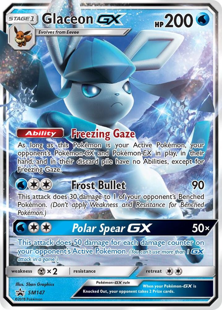 Glaceon GX SM147 (SM Promos)  - Holofoil | Good Games Adelaide SA