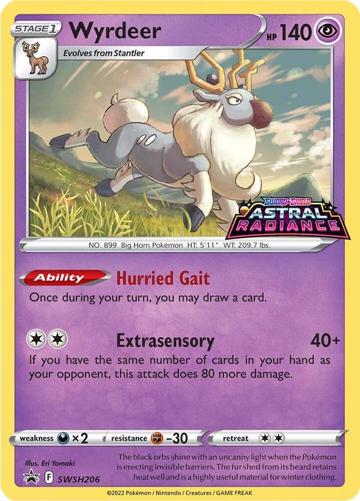 Wyrdeer SWSH206 (SWSH: Sword & Shield Promo Cards)  - Holofoil | Good Games Adelaide SA