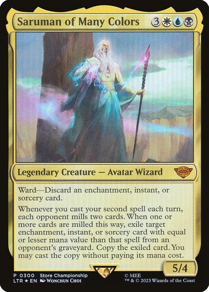 Saruman of Many Colors 300 (Game Day & Store Championship Promos)  - Foil | Good Games Adelaide SA