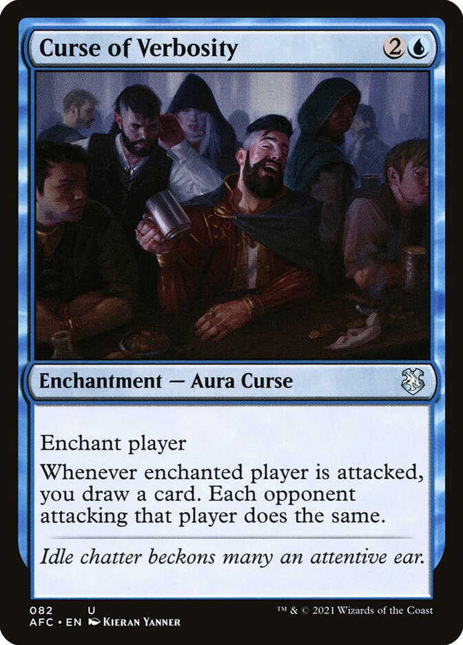 Curse of Verbosity 82 (Commander: Adventures in the Forgotten Realms)  | Good Games Adelaide SA