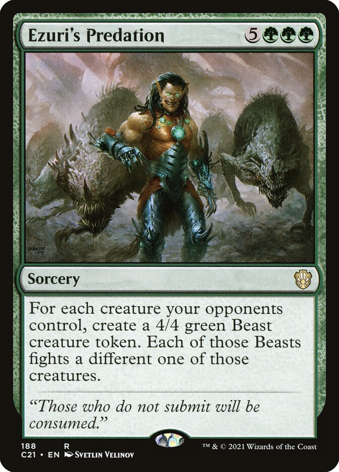 Ezuri's Predation 188 (Commander 2021)  | Good Games Adelaide SA