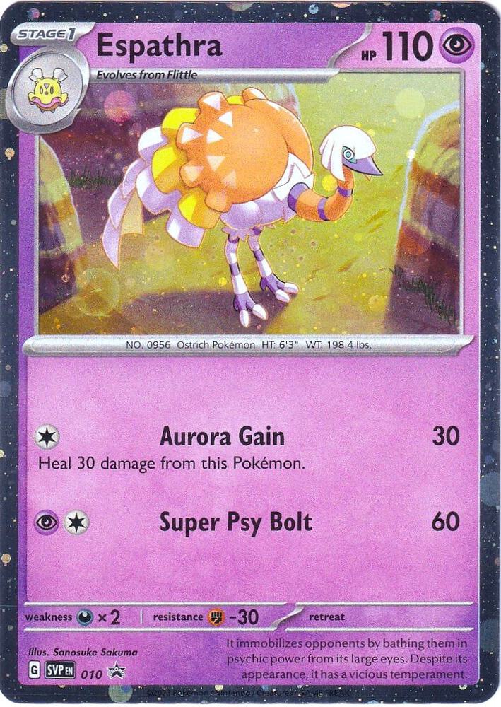 Espathra 010 (SV: Scarlet & Violet Promo Cards)  - Holofoil | Good Games Adelaide SA