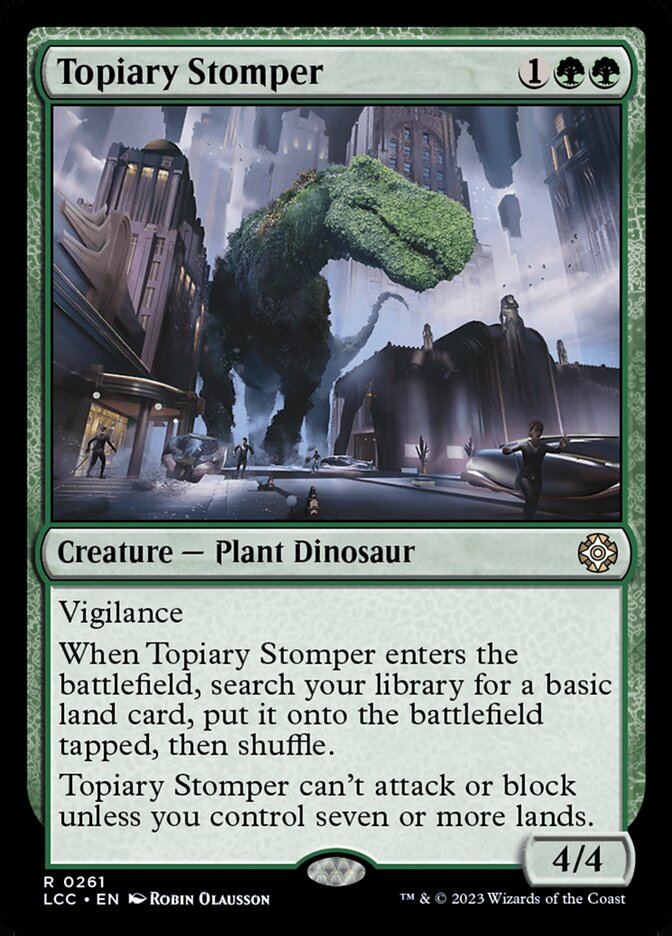 Topiary Stomper 261 (Commander: The Lost Caverns of Ixalan)  | Good Games Adelaide SA