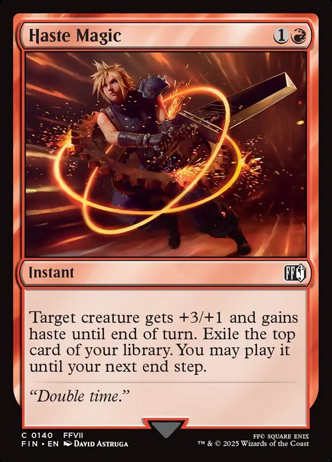 Haste Magic 140 (FINAL FANTASY)  - Foil | Good Games Adelaide SA