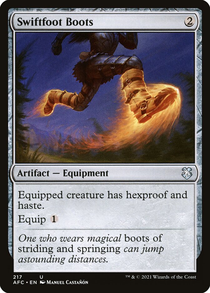 Swiftfoot Boots 217 (Commander: Adventures in the Forgotten Realms)  | Good Games Adelaide SA