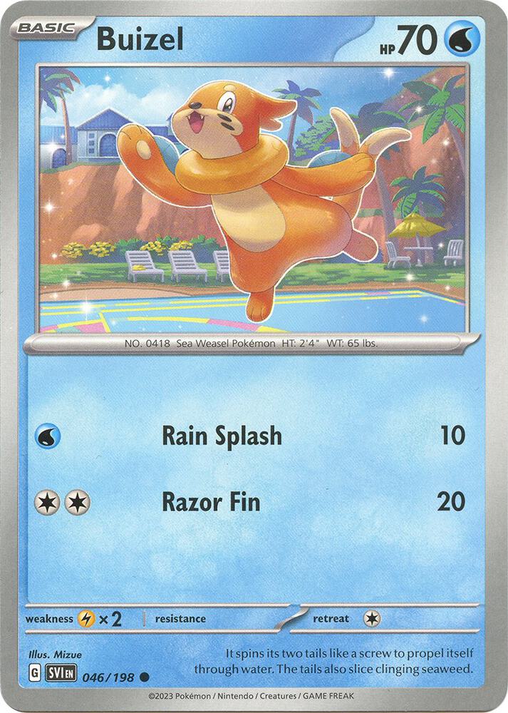 Buizel 046/198 (SV01: Scarlet & Violet Base Set)  | Good Games Adelaide SA