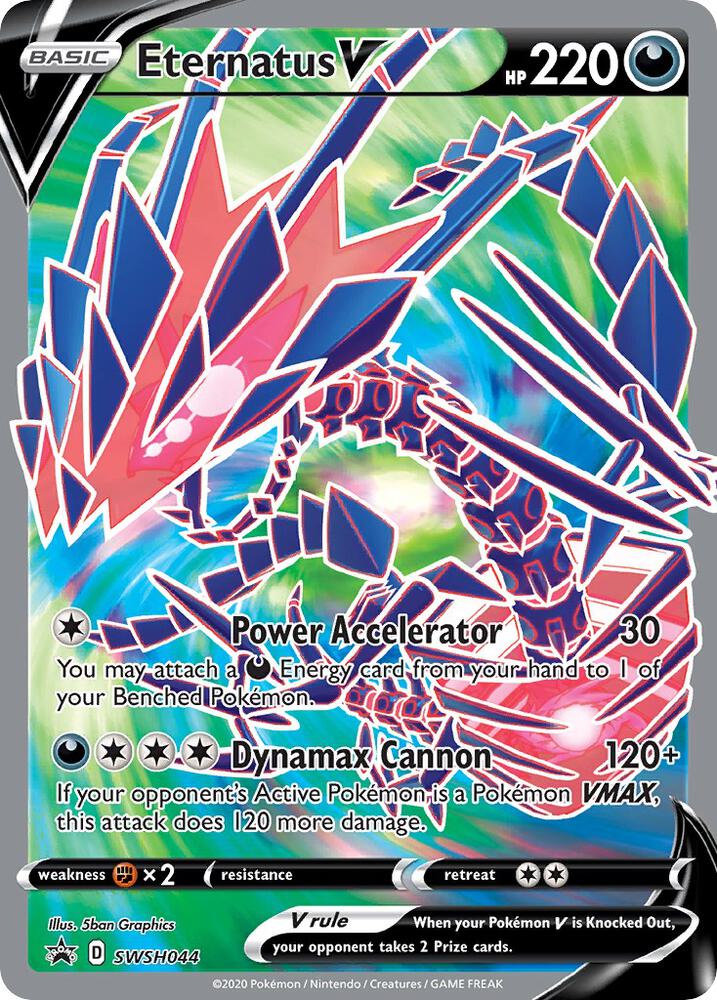 Eternatus V SWSH044 (SWSH: Sword & Shield Promo Cards)  - Holofoil | Good Games Adelaide SA