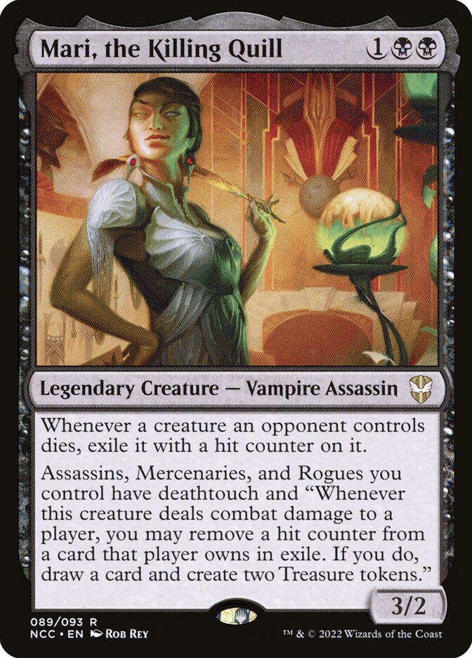 Mari, the Killing Quill 89 (Commander: Streets of New Capenna)  - Foil | Good Games Adelaide SA