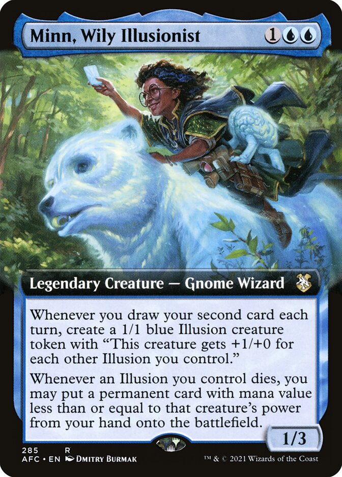 Minn, Wily Illusionist 285 (Commander: Adventures in the Forgotten Realms)  | Good Games Adelaide SA