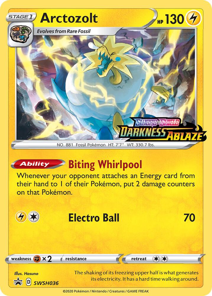 Arctozolt Prerelease SWSH036 (SWSH: Sword & Shield Promo Cards)  - Holofoil | Good Games Adelaide SA