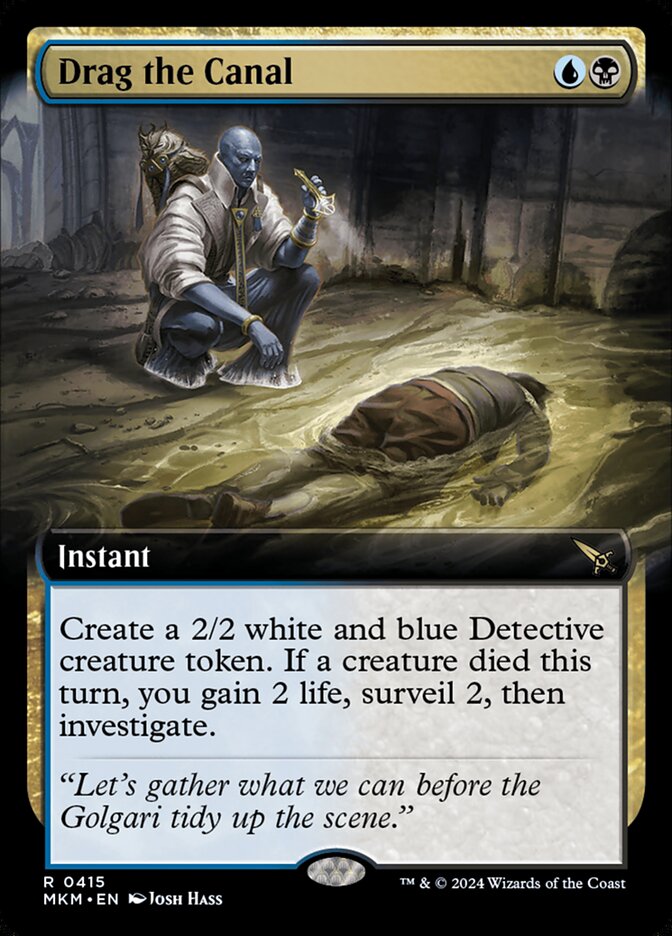 Drag the Canal 415 (Murders at Karlov Manor)  - Foil | Good Games Adelaide SA