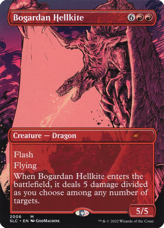 Bogardan Hellkite 2006 (Secret Lair Countdown Kit)  - Borderless | Good Games Adelaide SA