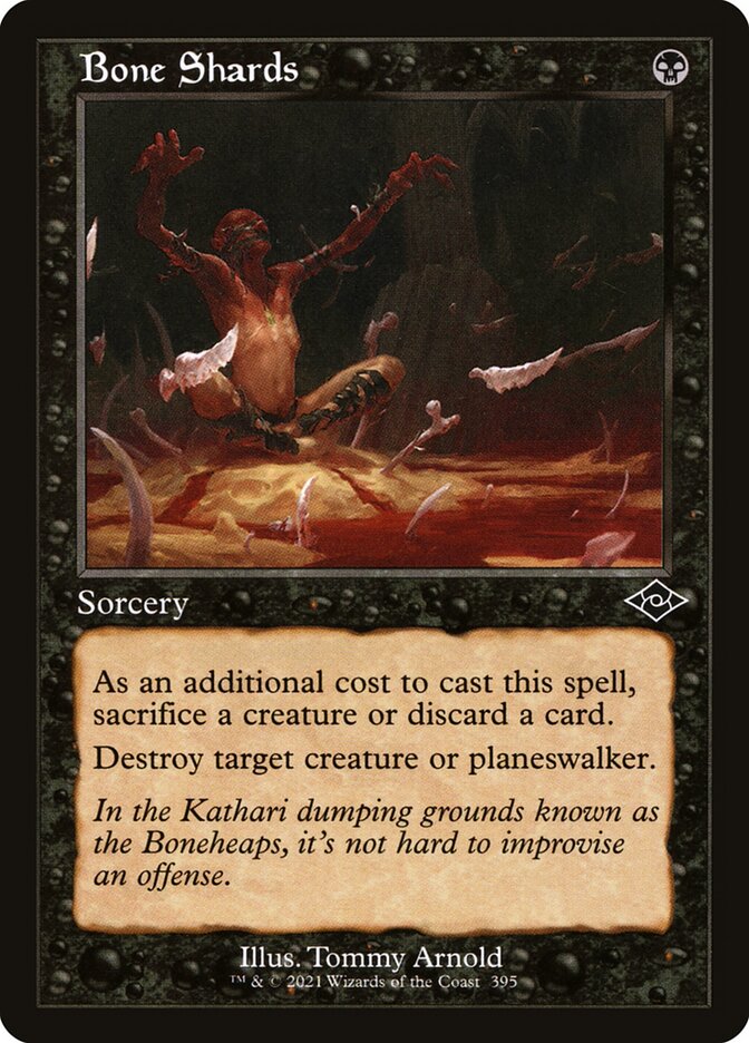 Bone Shards Retro Frame 395 (Modern Horizons 2)  - Foil | Good Games Adelaide SA