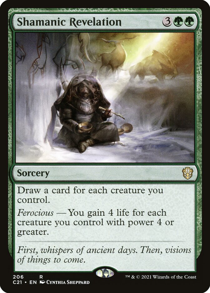 Shamanic Revelation 206 (Commander 2021)  | Good Games Adelaide SA