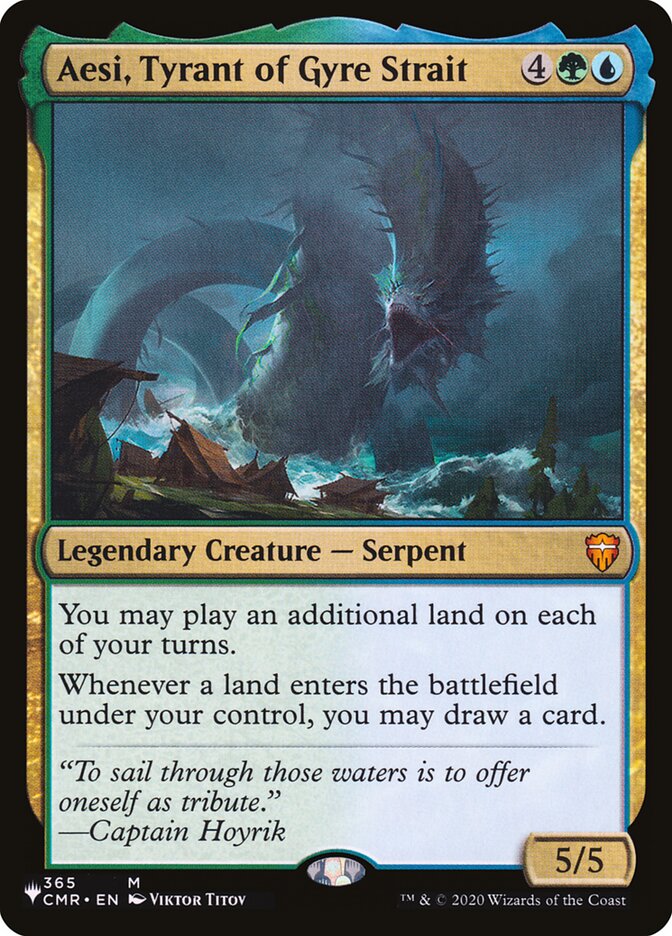 Aesi, Tyrant of Gyre Strait 365/361 (The List Reprints)  | Good Games Adelaide SA