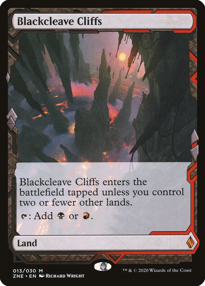 Blackcleave Cliffs 13 (Zendikar Rising Expeditions)  - Foil | Good Games Adelaide SA