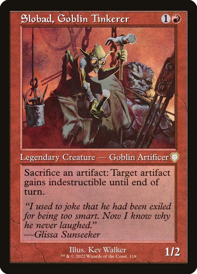 Slobad, Goblin Tinkerer 118 (Commander: The Brothers' War)  | Good Games Adelaide SA