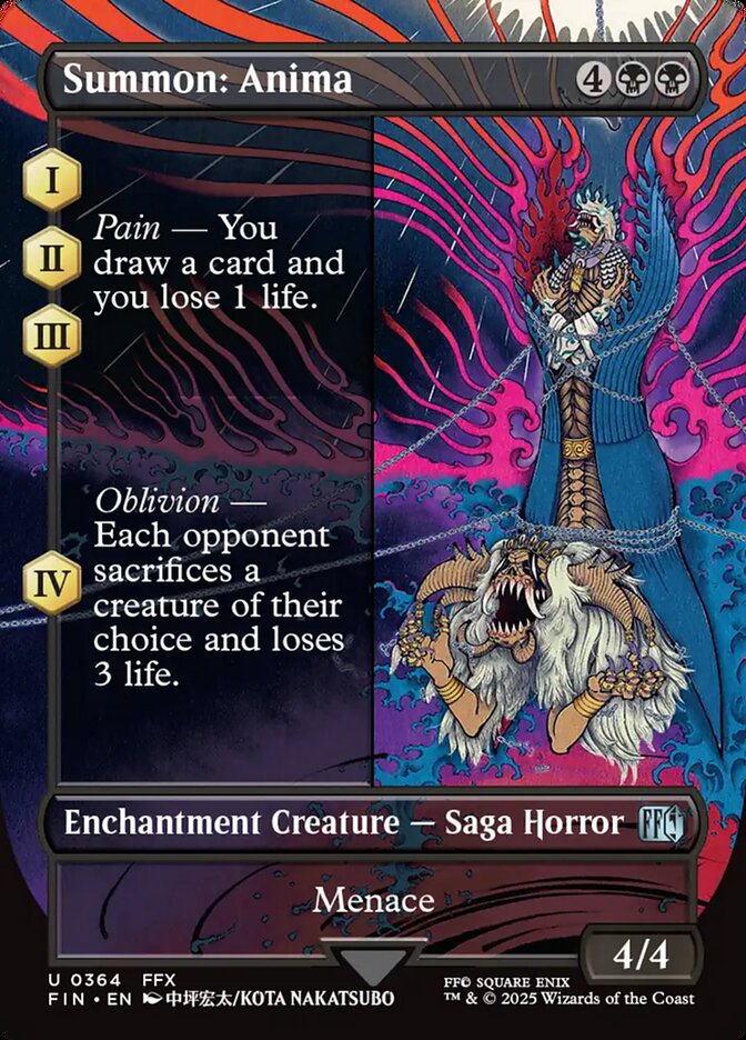 Summon: Anima 364/309 (FINAL FANTASY)  - Borderless Foil | Good Games Adelaide SA