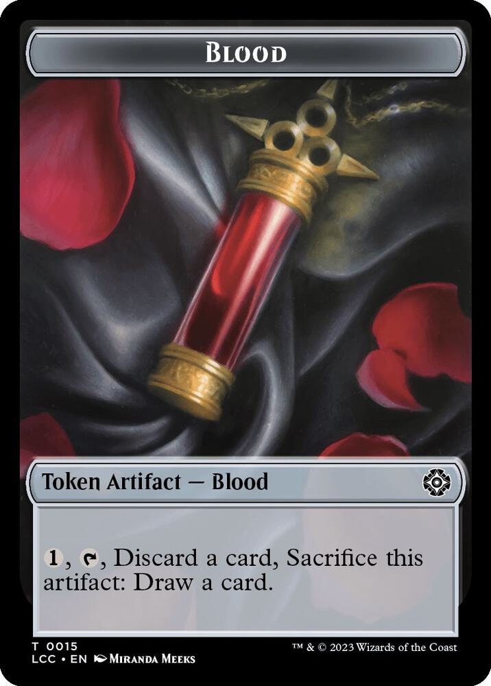 Blood Vampire 0004 Double Sided Token 15 // 4 (Commander: The Lost Caverns of Ixalan)  | Good Games Adelaide SA