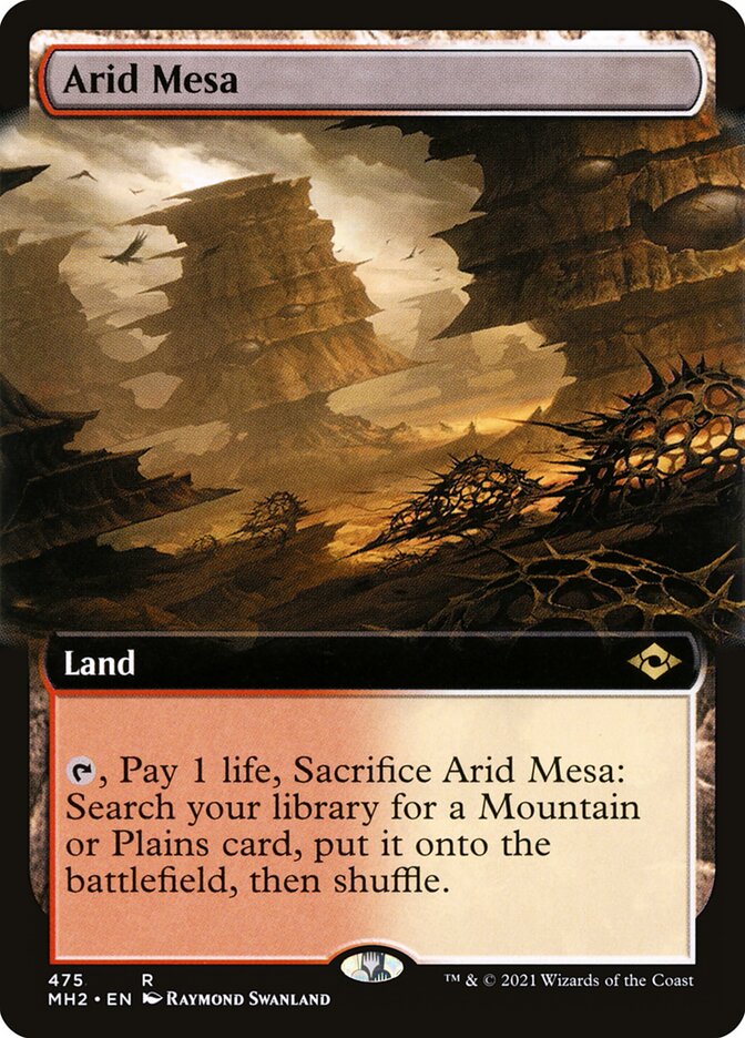 Arid Mesa Extended Art 475 (Modern Horizons 2)  - Foil | Good Games Adelaide SA