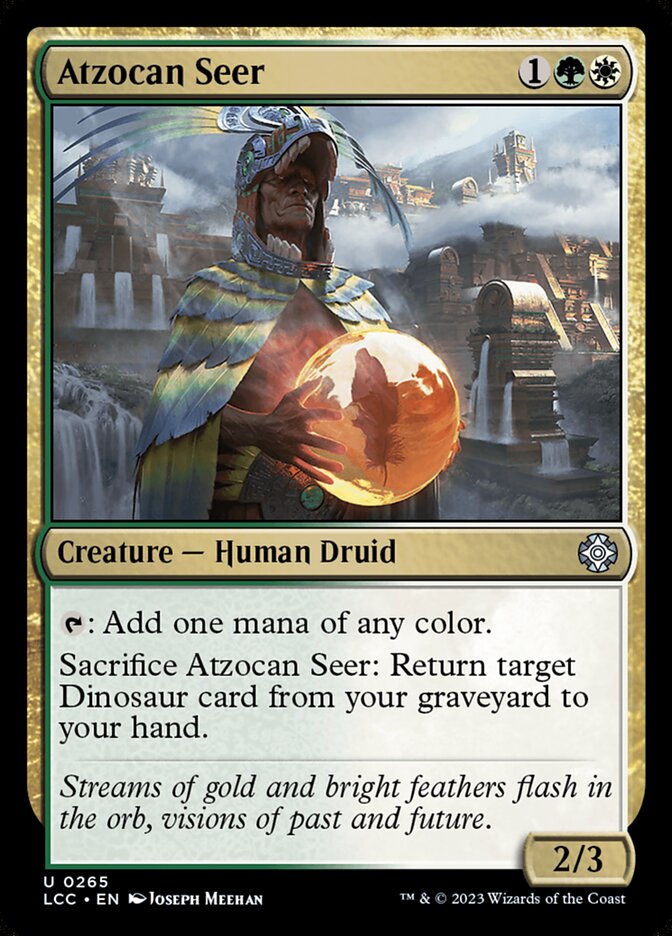 Atzocan Seer 265 (Commander: The Lost Caverns of Ixalan)  | Good Games Adelaide SA