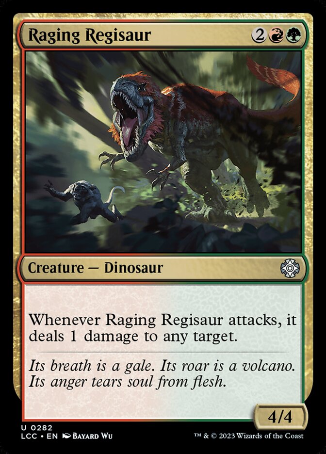 Raging Regisaur 282 (Commander: The Lost Caverns of Ixalan)  | Good Games Adelaide SA
