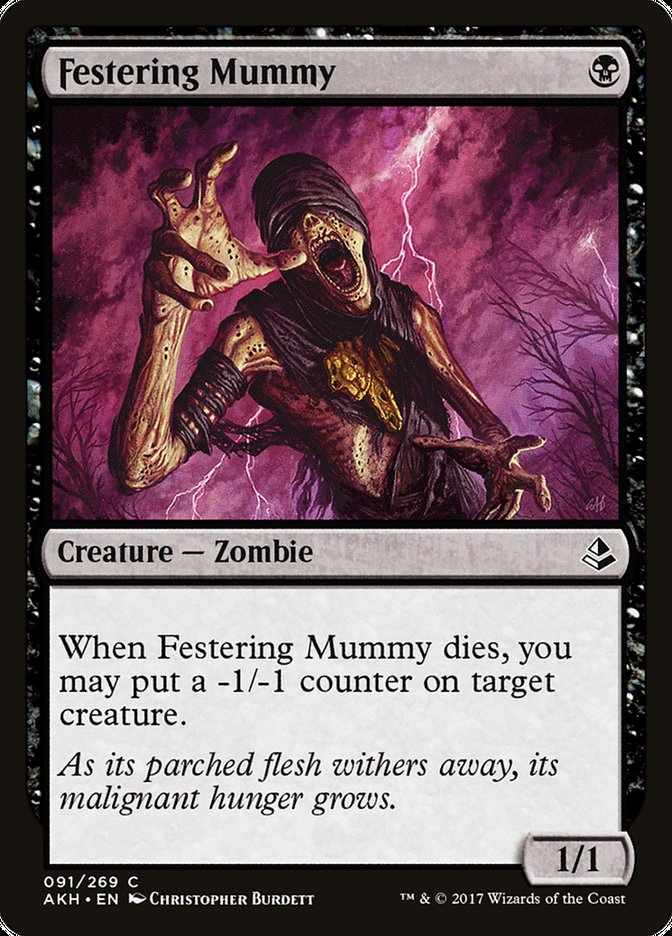 Festering Mummy 91 (Amonkhet)  - Foil | Good Games Adelaide SA