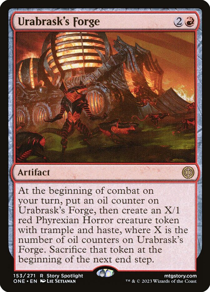Urabrask's Forge 153 (Phyrexia: All Will Be One)  - Foil | Good Games Adelaide SA