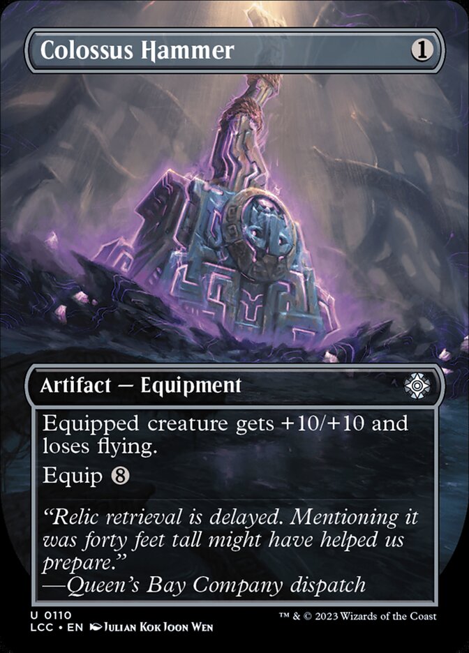 Colossus Hammer 110 (Commander: The Lost Caverns of Ixalan)  - Foil | Good Games Adelaide SA
