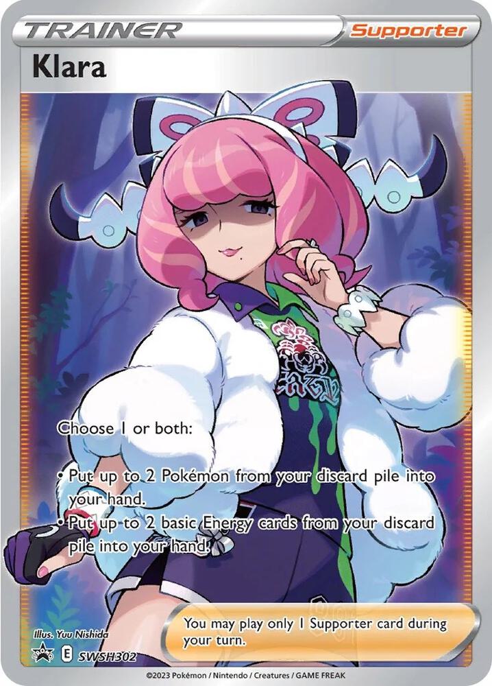 Klara Full Art SWSH302 (SWSH: Sword & Shield Promo Cards)  - Holofoil | Good Games Adelaide SA