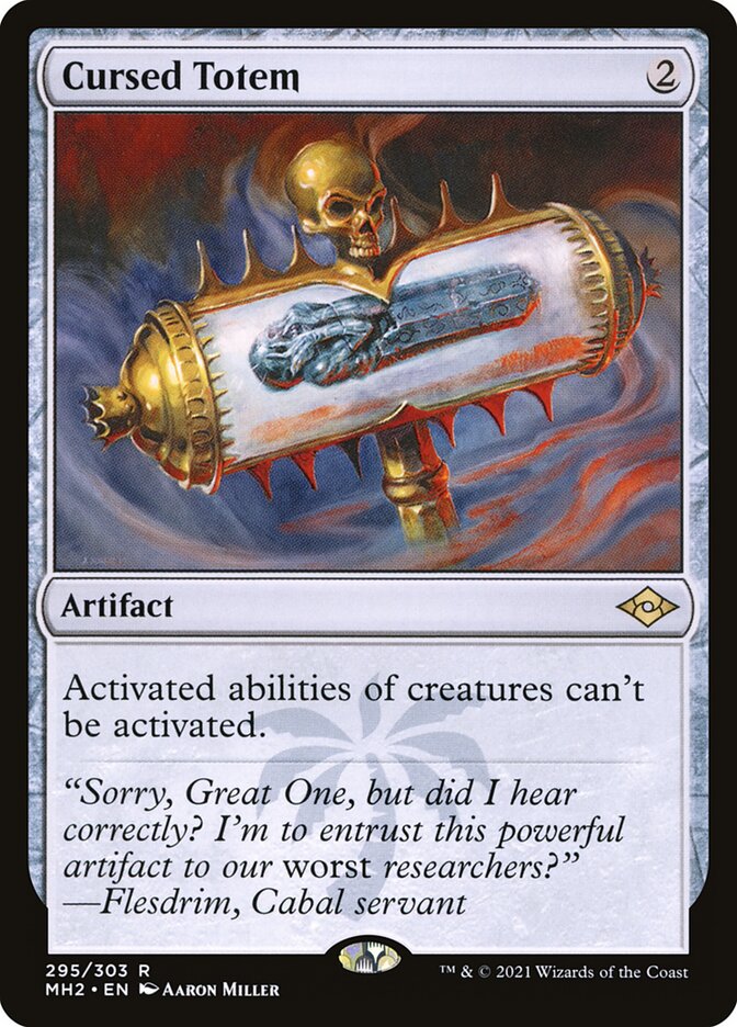 Cursed Totem 295 (Modern Horizons 2)  - Foil | Good Games Adelaide SA