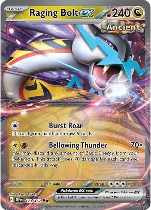 Raging Bolt ex 123/162 (SV05: Temporal Forces)  - Holofoil | Good Games Adelaide SA