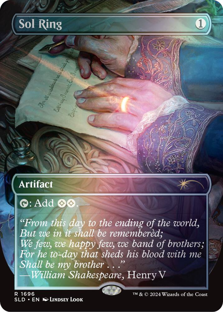 Sol Ring 1696 Rainbow Foil 1696 (Secret Lair Drop Series)  - Foil | Good Games Adelaide SA