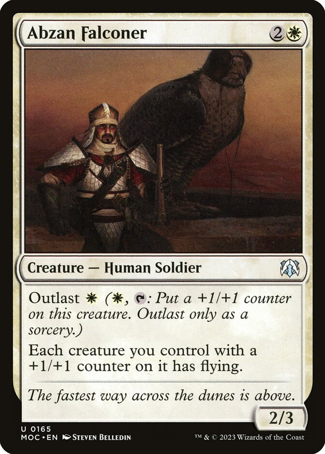 Abzan Falconer 165 (Commander: March of the Machine)  | Good Games Adelaide SA
