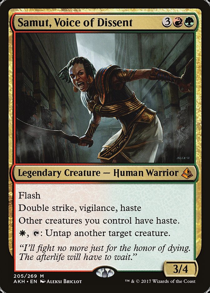 Samut, Voice of Dissent 205 (Amonkhet)  | Good Games Adelaide SA