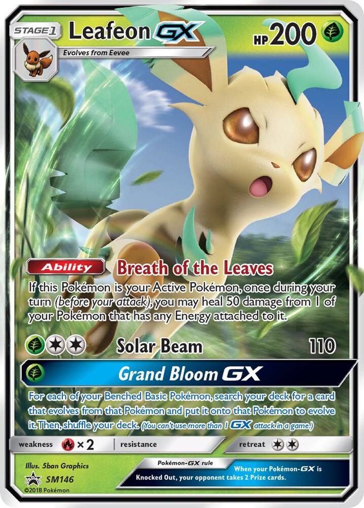Leafeon GX SM146 (SM Promos)  - Holofoil | Good Games Adelaide SA