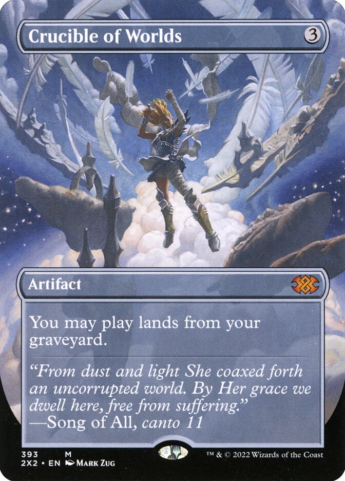 Crucible of Worlds Borderless 393 (Double Masters 2022)  | Good Games Adelaide SA