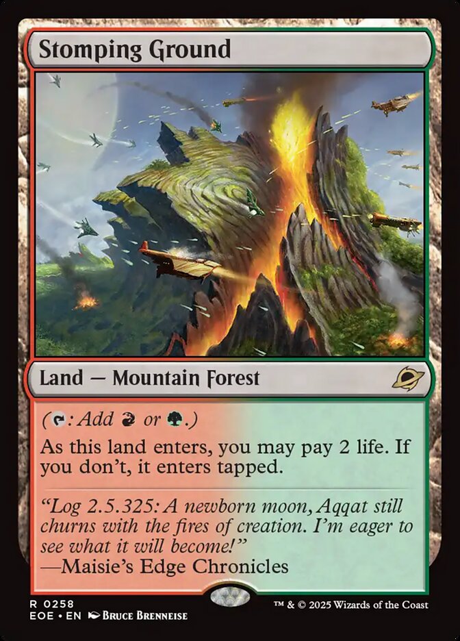 Stomping Ground 258 (Edge of Eternities)  - Foil | Good Games Adelaide SA