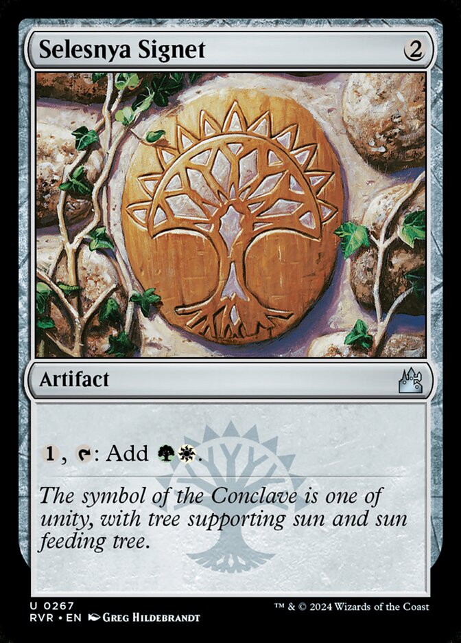 Selesnya Signet 267 (Ravnica Remastered)  - Foil | Good Games Adelaide SA