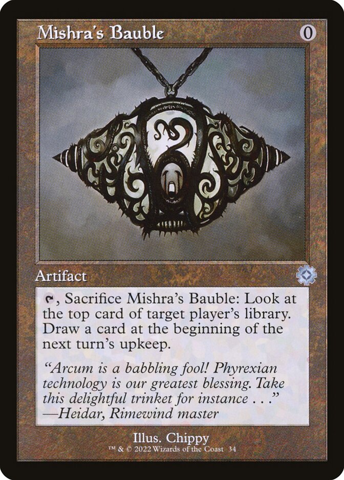 Mishra's Bauble 34 (The Brothers' War: Retro Frame Artifacts)  | Good Games Adelaide SA