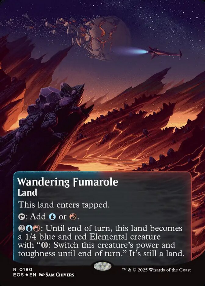 Wandering Fumarole 180 (Edge of Eternities: Stellar Sights)  - Foil | Good Games Adelaide SA