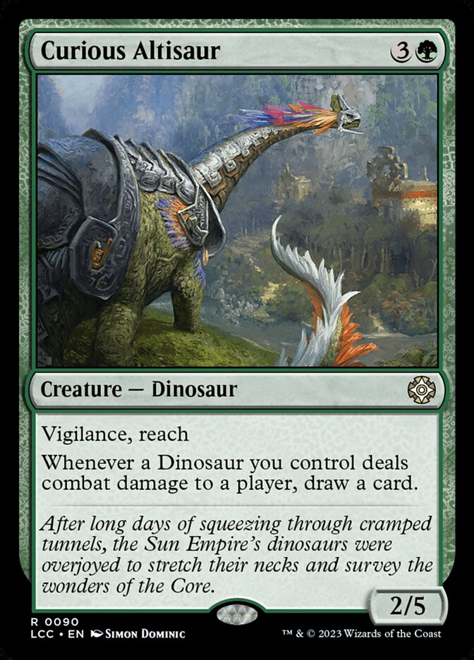 Curious Altisaur 90 (Commander: The Lost Caverns of Ixalan)  | Good Games Adelaide SA