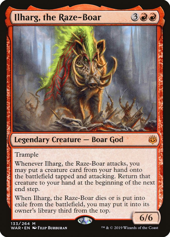 Ilharg, the Raze Boar 133 (War of the Spark)  | Good Games Adelaide SA