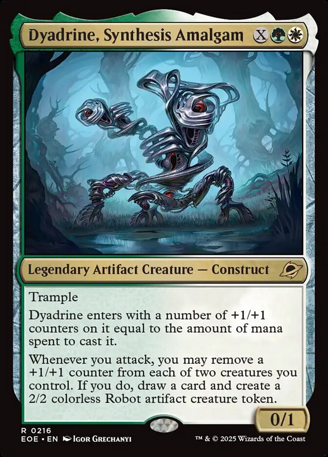 Dyadrine, Synthesis Amalgam 216 (Edge of Eternities)  - Foil | Good Games Adelaide SA