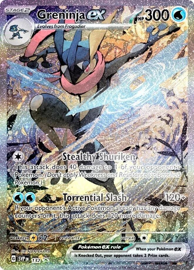Greninja ex 132 (SV: Scarlet & Violet Promo Cards)  - Holofoil | Good Games Adelaide SA